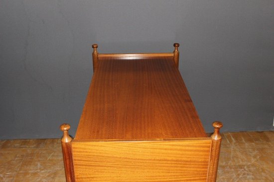 Three Drawer Flat Desk And Lacquer Maison Gauthier About 1960