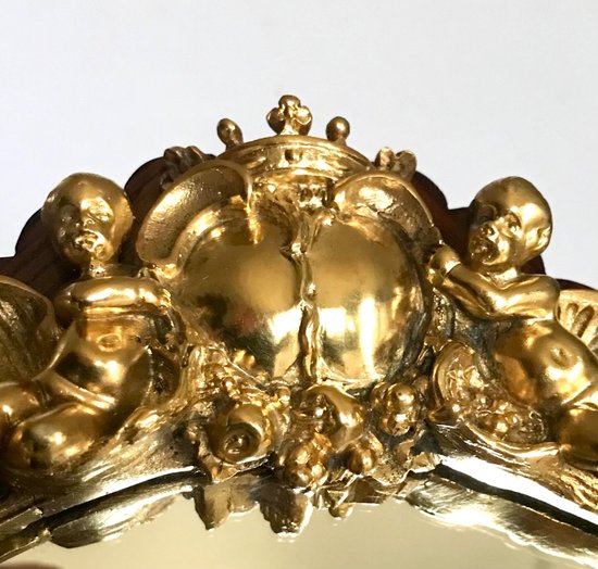 Gilt bronze table mirror Circa 1880