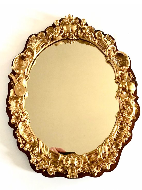 Gilt bronze table mirror Circa 1880