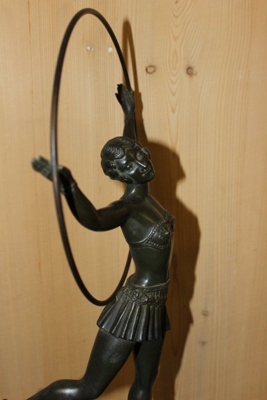 Sculpture De Danseuse d'époque Art Déco