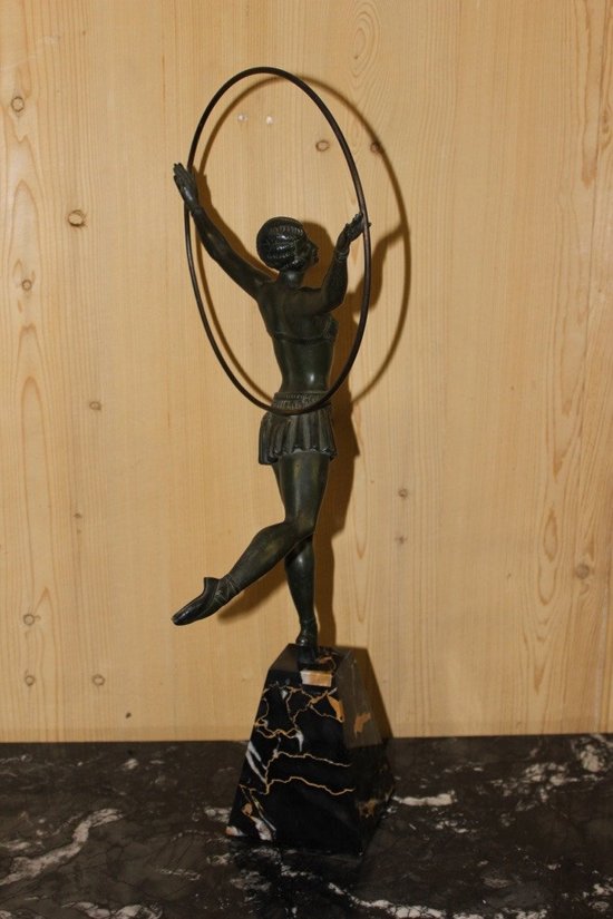 Sculpture De Danseuse d'époque Art Déco