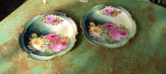 Limoges porcelain plates 1920