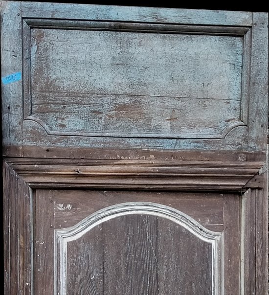 Porte Bâti Et Supra Porte d'époque XVIIIème Louis XV Boiserie Portes