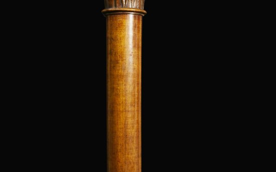  Column / bolster in walnut 17th 