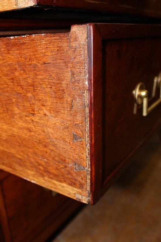 Louis XVI mahogany chest of drawers end of XVIII