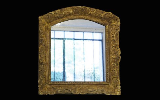 Miroir en bois doré Louis XIV