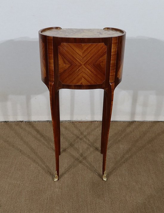 Elegant little Rognon Table in Mahogany and Rosewood - early XXth century