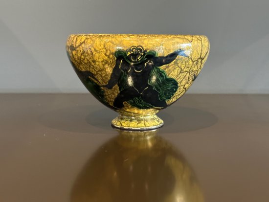 Jean Mayodon (1893 - 1967), antica tazza di ceramica decorata di Sèvres