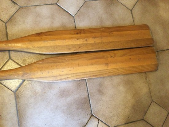 Pair of old oars