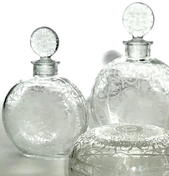 Set da toilette in cristallo Baccarat 1940