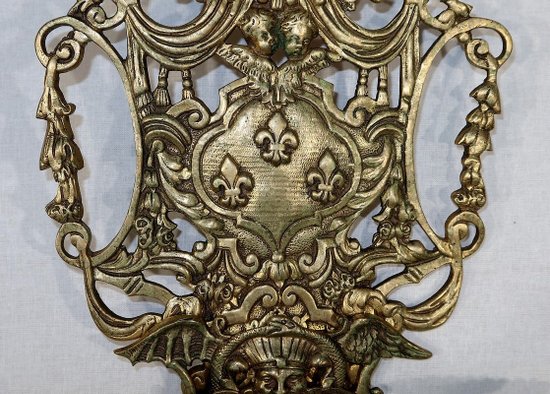 Importante coppia di appliques a 3 bracci in ormù di Napoleone III - metà del XIX secolo