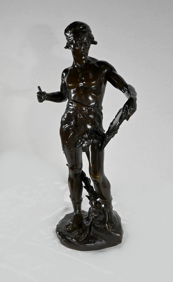 Important Bronze « Allégorie de la Poésie », d’ E. Drouot – 1900