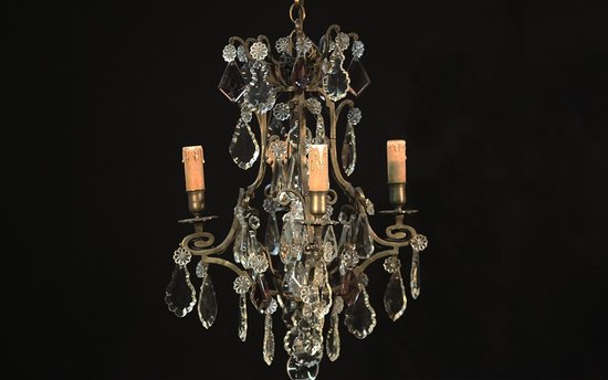 19th century chandelier, 4 lights