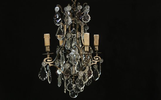 19th century chandelier, 4 lights