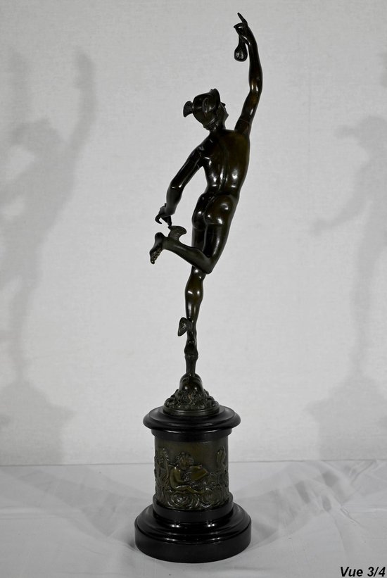 Bronze « Mercure Volant », d’après J. De Bologne - Fin XIXe