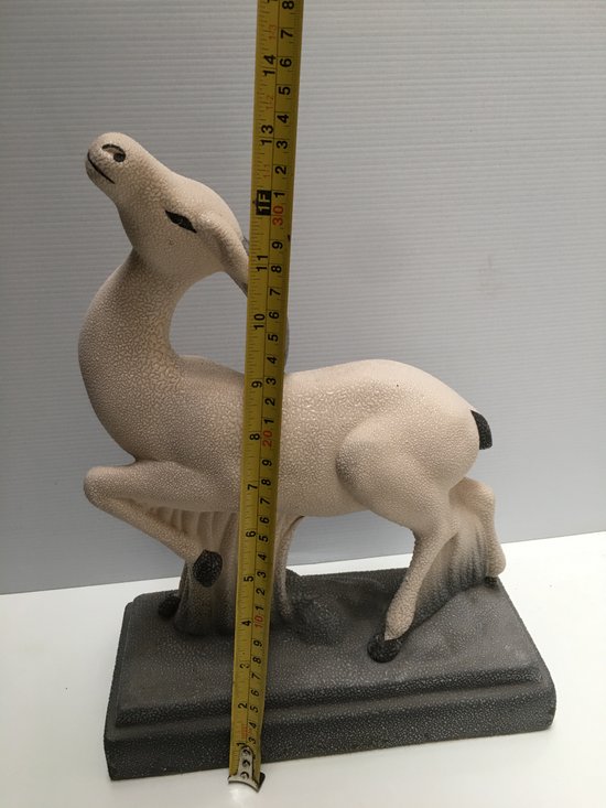 Soggetto antilope in ceramica Art Déco