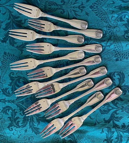 12 cake forks