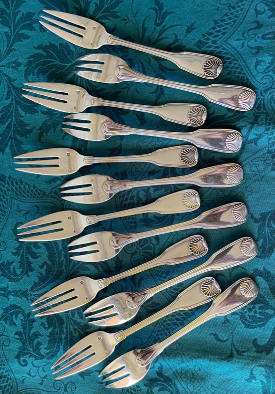 12 cake forks