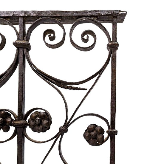 Wrought Iron Fireplace Screen 18th Century