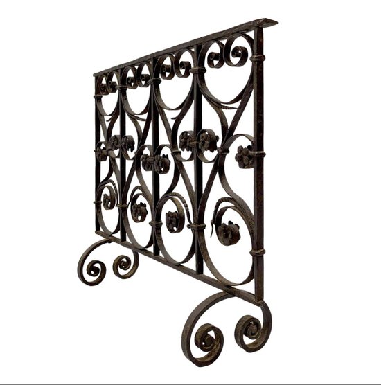 Wrought Iron Fireplace Screen 18th Century