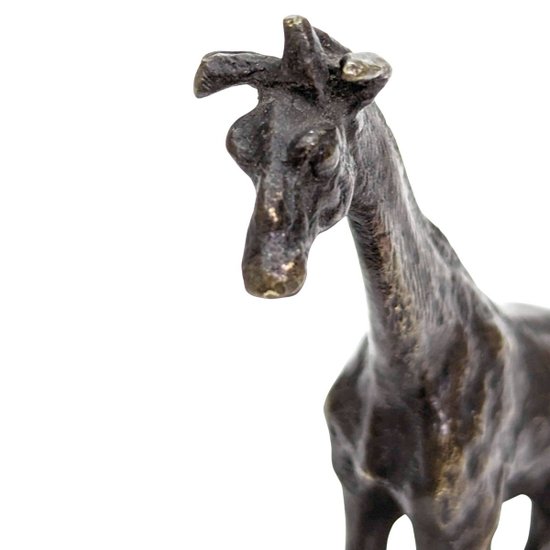 Miniature Animal Bronze The Giraffe Nineteenth Time