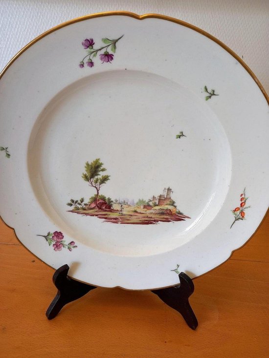 Porcelain Dish: Niderviller, 18th Century.