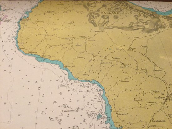 carte maritime ancienne « côtes Suédoises »