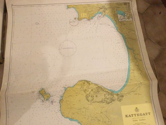 carte maritime ancienne « côtes Suédoises »