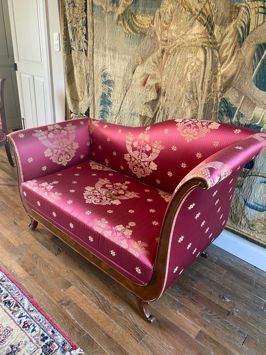 19th century mahogany daybed