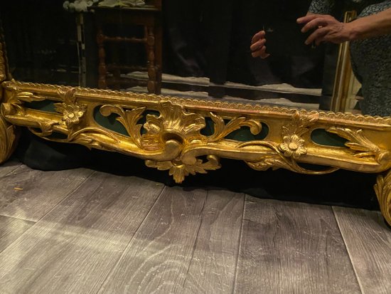 Grand miroir, glace doré le week-end de 207 cm de haut