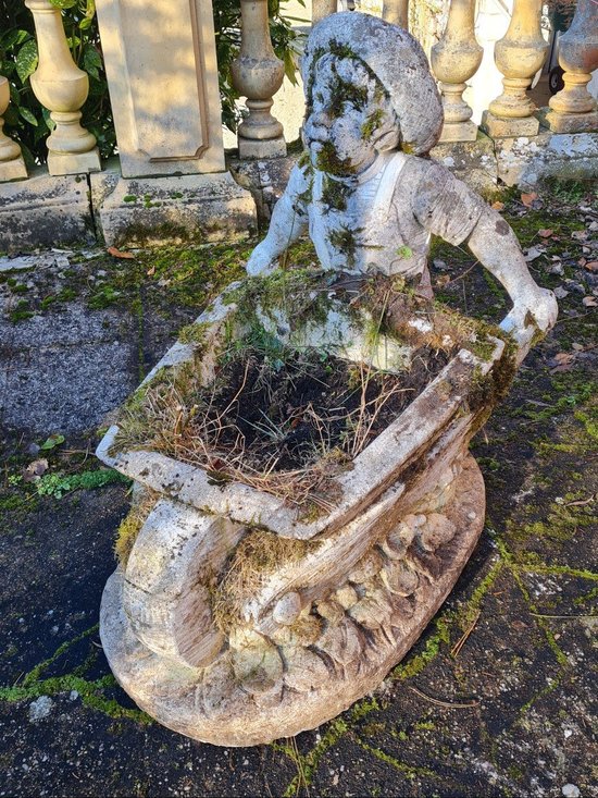 Reconstituted Stone Planter