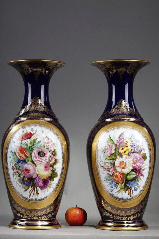 Pair Of Large Porcelain Vases