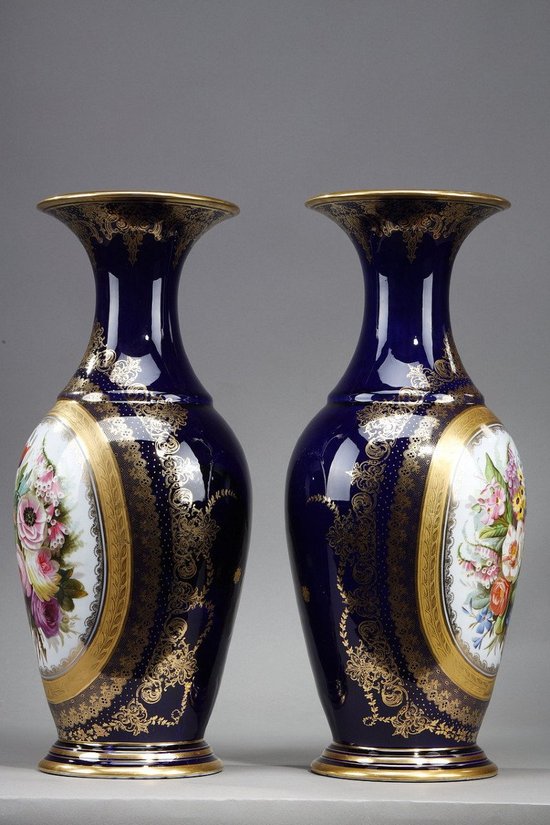 Pair Of Large Porcelain Vases