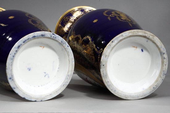 Pair Of Large Porcelain Vases