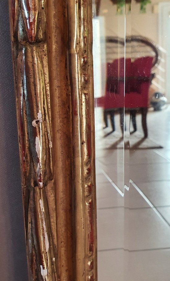 Gilded Wood Mirror Louis XVI