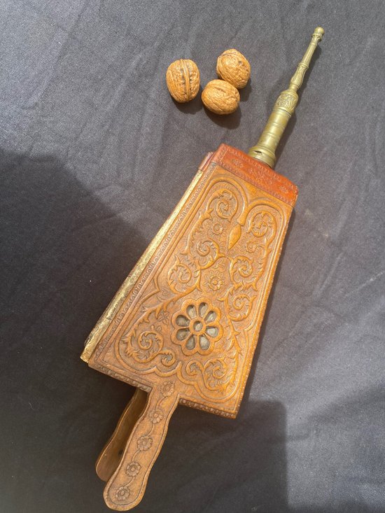 Carved wood bellows from the 18th century