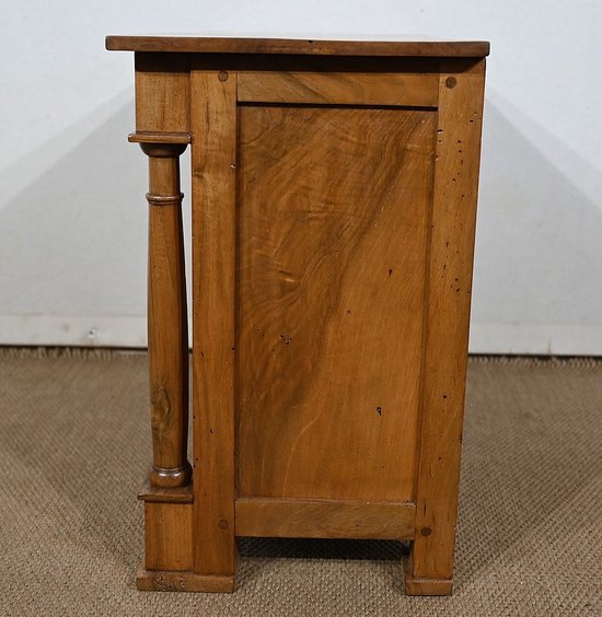 Chest of drawers in solid walnut, Empire period - Early 19th century