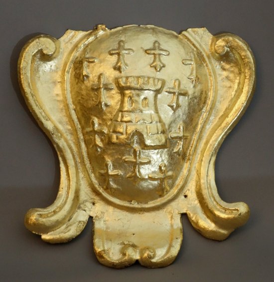 Coat of arms In iron Repousse beginning XVIIth