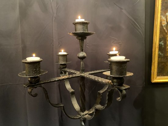 Large castle candlestick