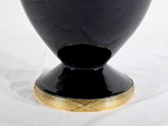 Vase en Céramique et Bronze Doré – Fin XIXe