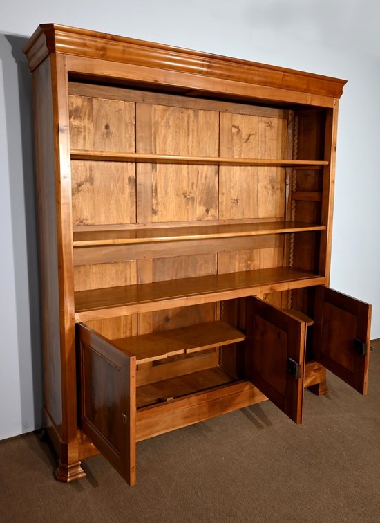 Cherry wood open bookcase - 1900