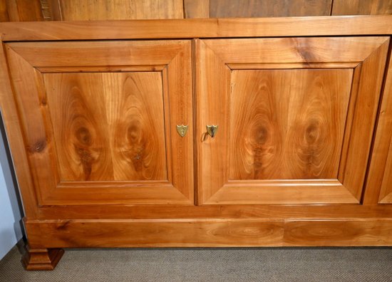 Cherry wood open bookcase - 1900