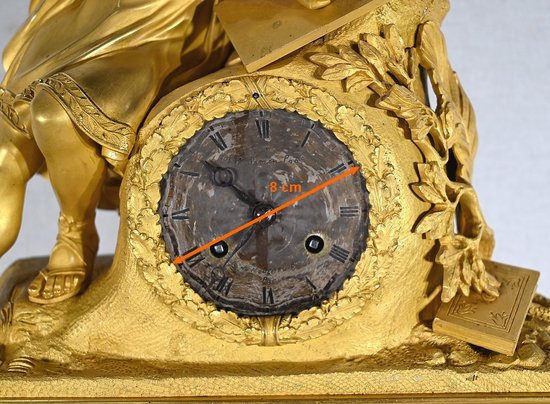 Importante Horloge en Bronze Doré – 1ère partie XIXe