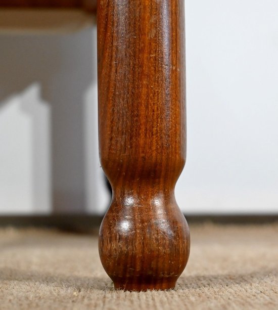 Mahogany and Teak small desk, Gautier style - 1960