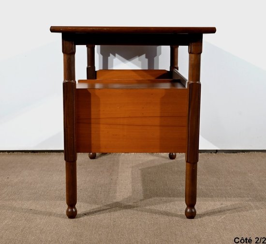 Mahogany and Teak small desk, Gautier style - 1960