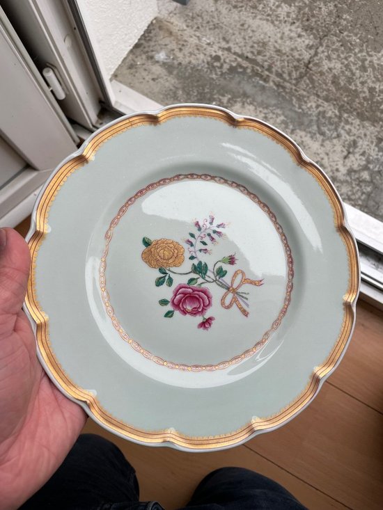 Haviland - Série De 12 Assiettes Plates En Porcelaine De Limoges Modèle Au Charme Du Logis