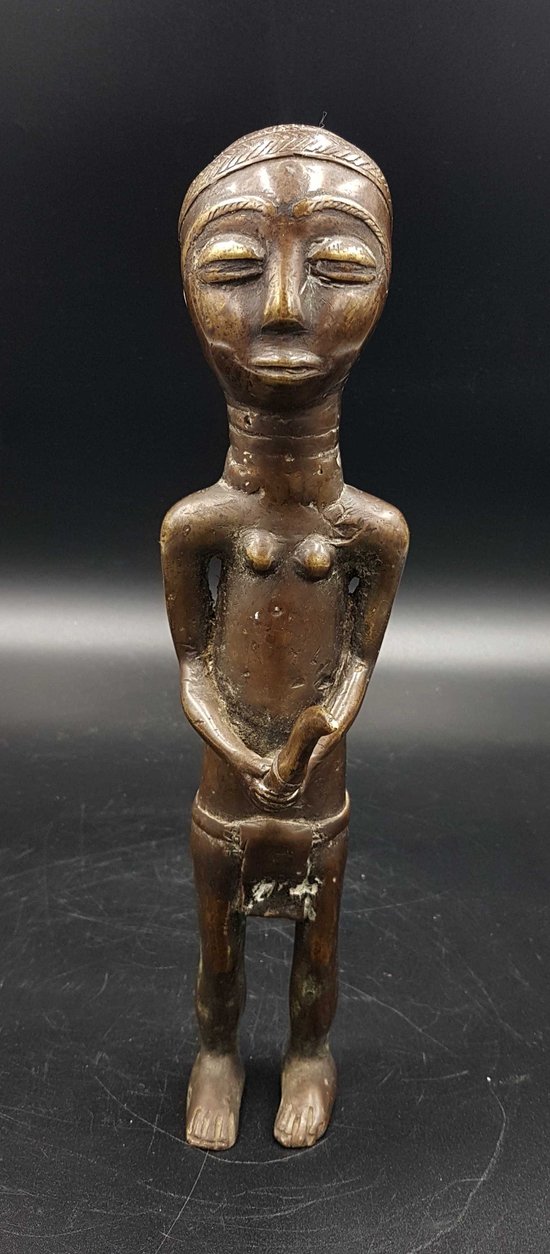 Statue en bronze, Baoulé, Côte d'Ivoire