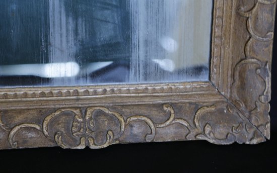 18th century Regency wooden mirror