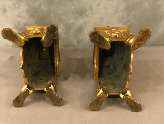 Beautiful Louis XIV Period Andirons 17th