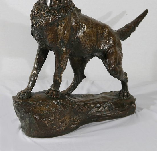 Wichtige Bronze "Der Hirte" von T-F. Cartier - Anfang 20.